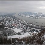 Winterpanorama vom Drachenfels