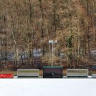 Winterpause auf dem Hockeyplatz, Wiesbaden