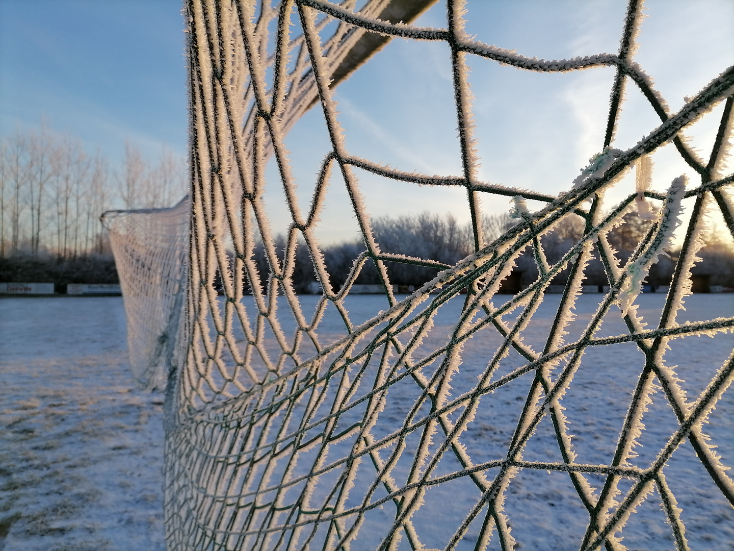 Winterpause auf dem Sportplatz 