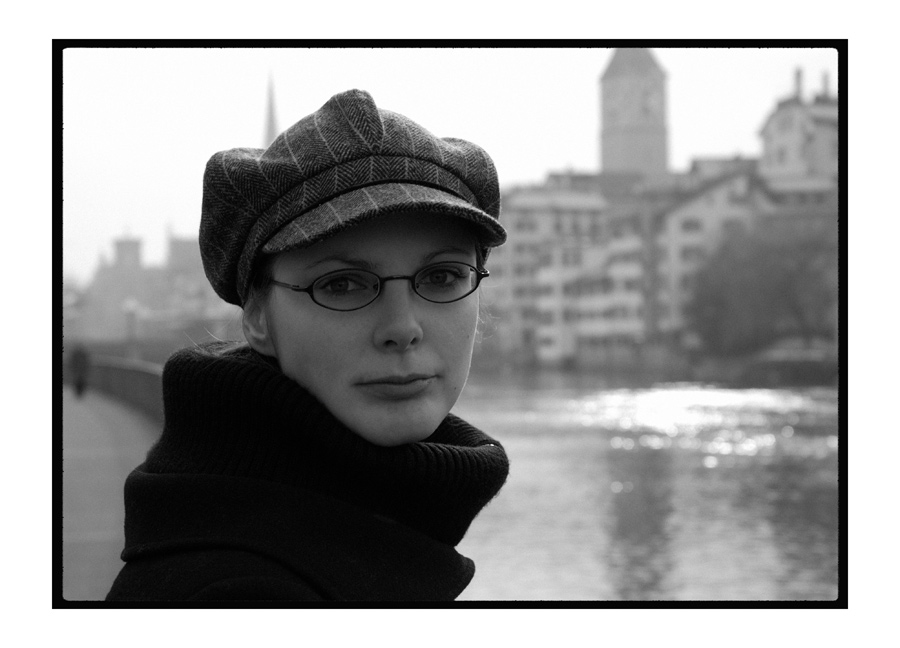 Winterportrait an der Limmat