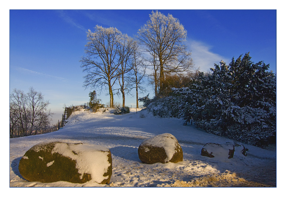 Winterpracht an der Sparrenburg...