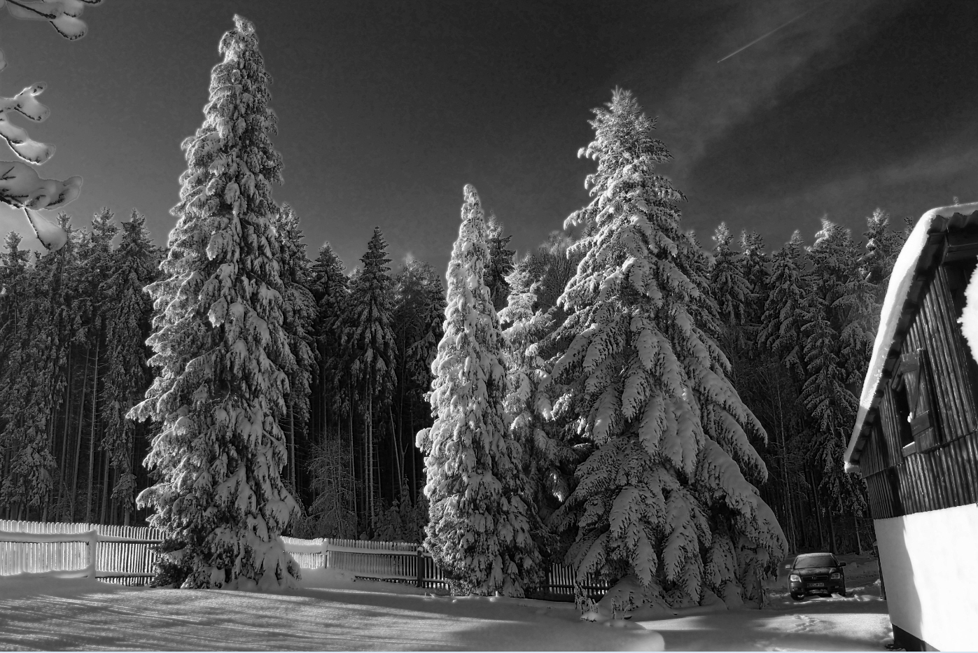 Winterpracht im Vogtländle