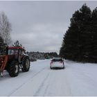 Winterräumfahrzeug in Masuren