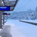 Winterruhe am Bahnhof Fürstenfeldbruck