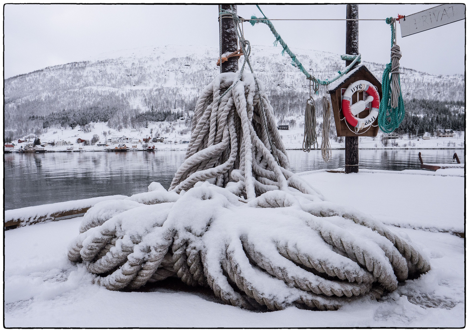 Winterruhe am Hafen