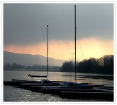 Winterruhe am Northeimer Freizeitsee.