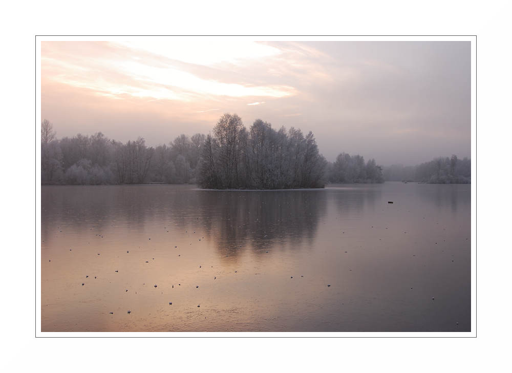 Winterruhe am See