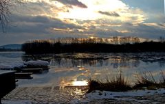 Winterruhe am See.