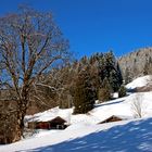 Winterruhe bei den leerstehenden Stadeln