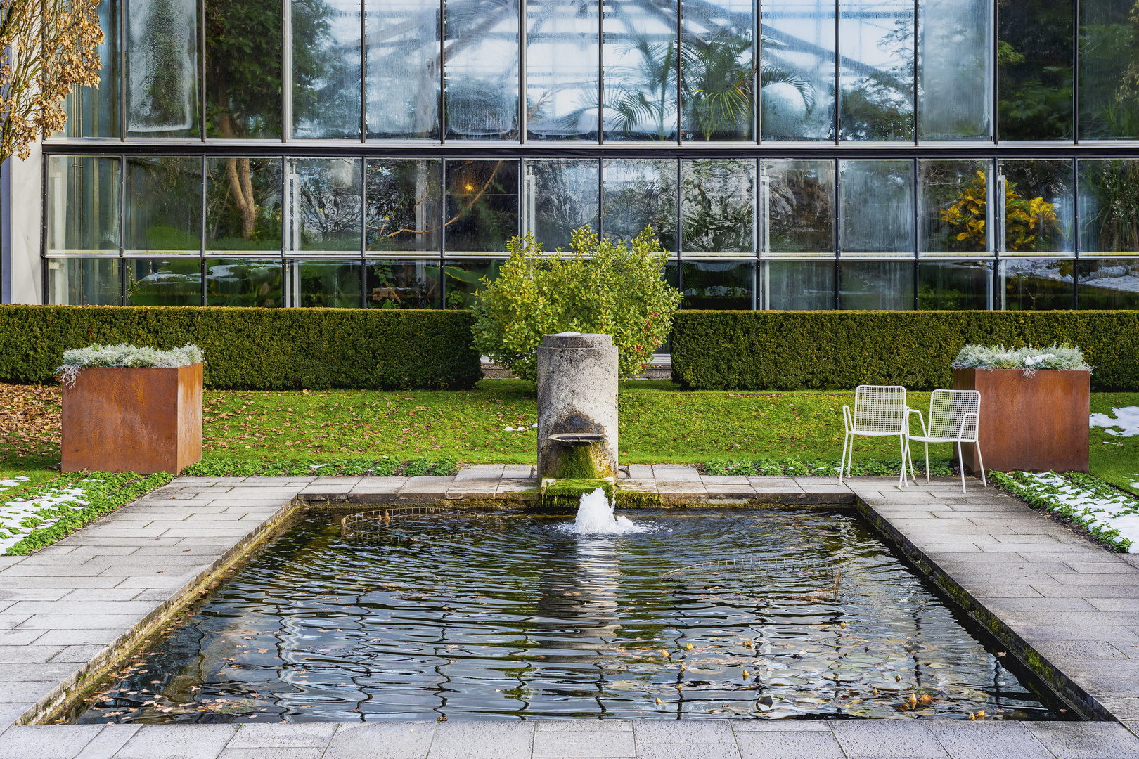 Winterruhe im Botanischen Garten