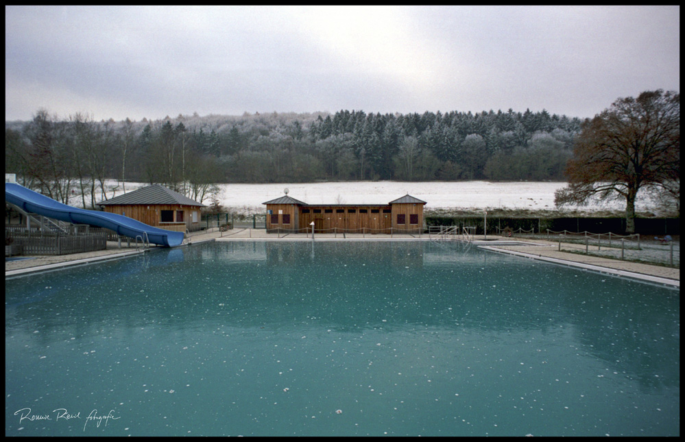 Winterruhe im Freibad