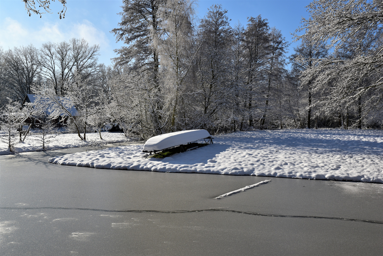 Winterruhe im Spreewald