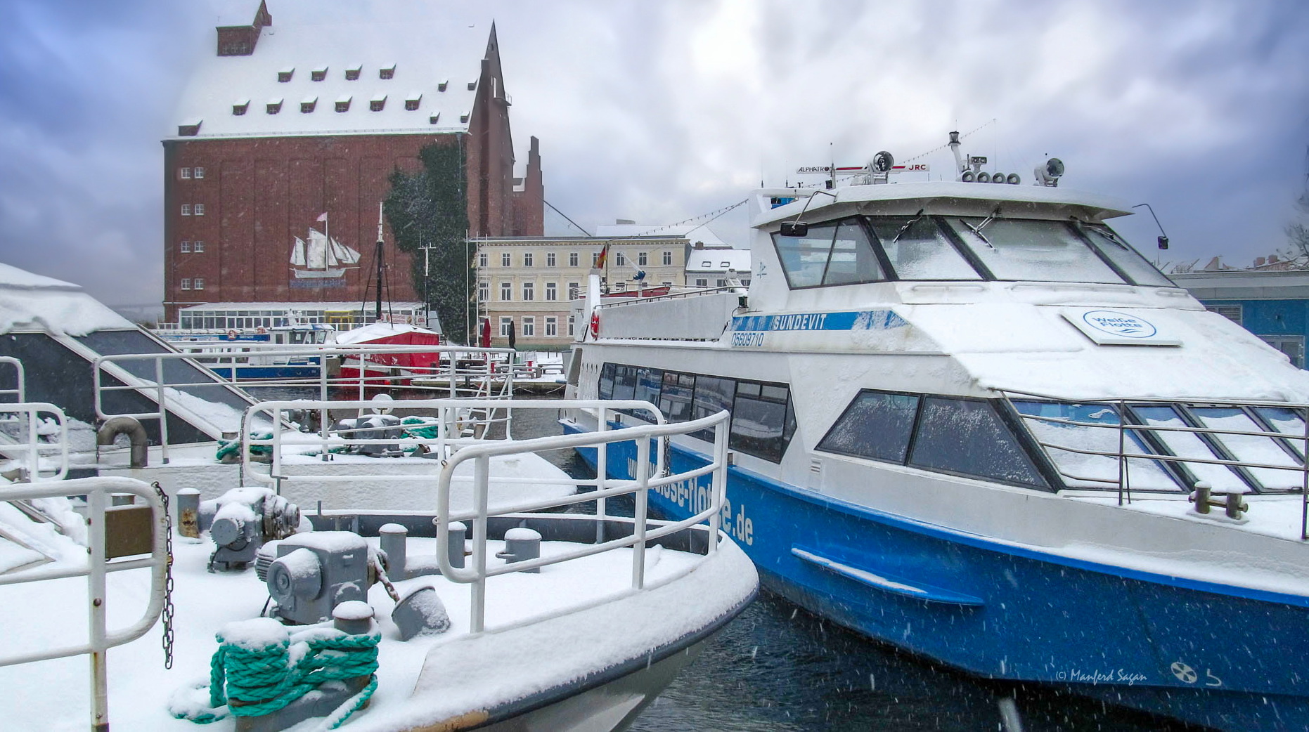 Winterruhe im Stralsunder Hafen... 