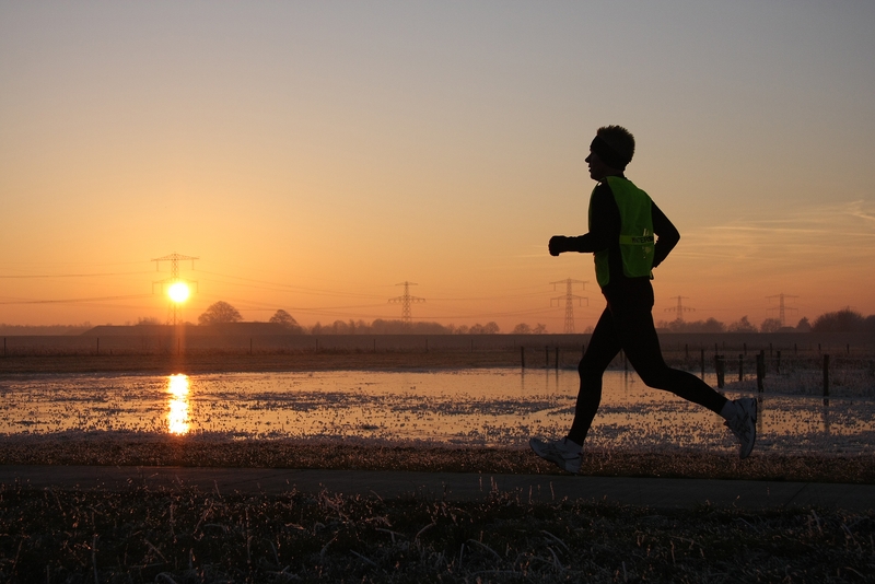 Winterrunning in Holland.