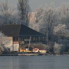 Winterschlaf der Boote am Maschsee