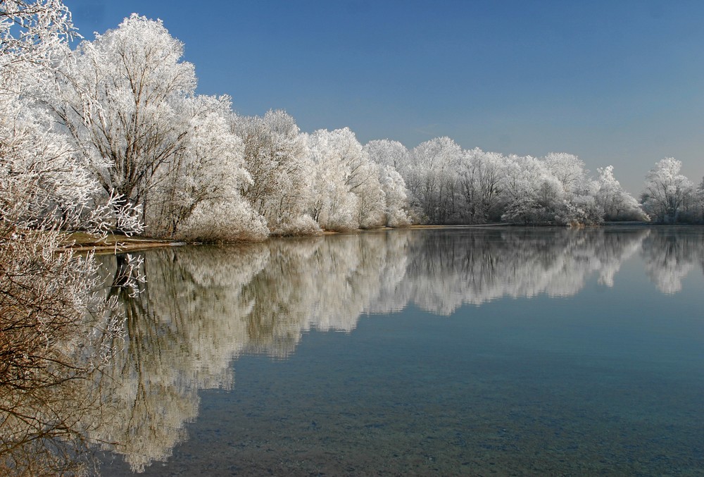 Wintersee von Evelyn Taubert