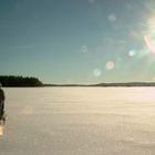 Wintersee in Schweden