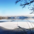 Wintersee mit Schwanenpaar...