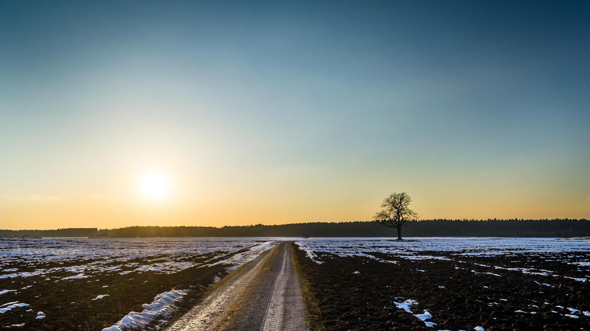 Wintersommersonne