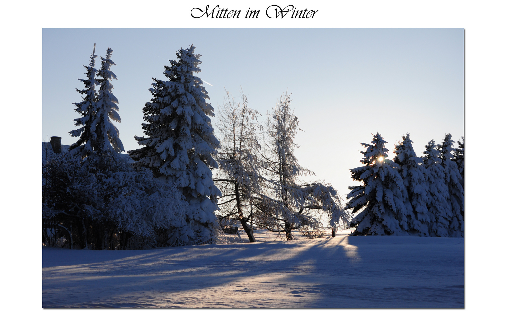 Wintersonne