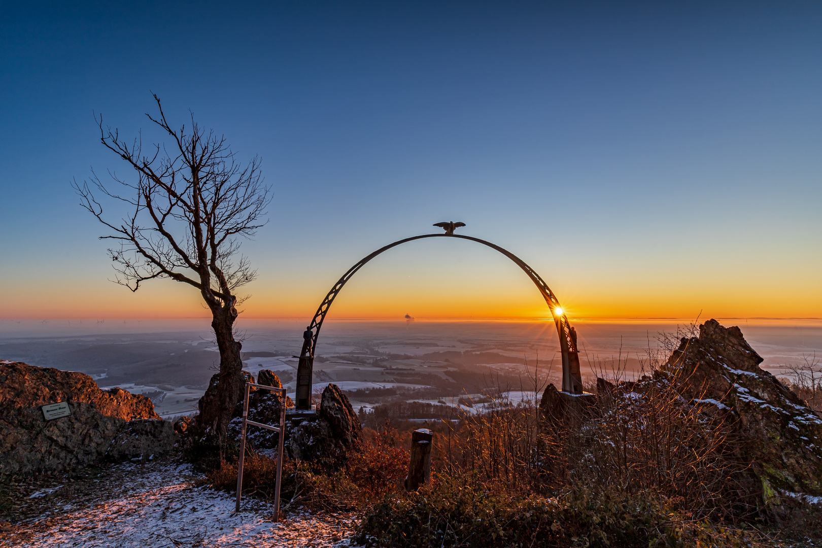 Wintersonne am Adlerbogen