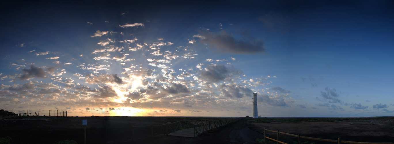 Wintersonne am Faro del Matorral