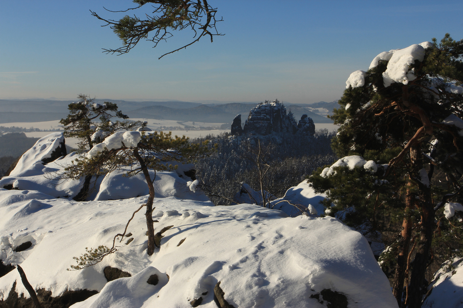 Wintersonne am Lehnsteig