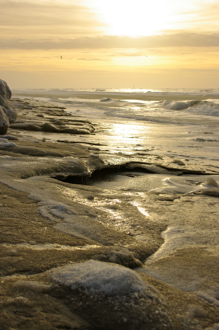 Wintersonne am Meer