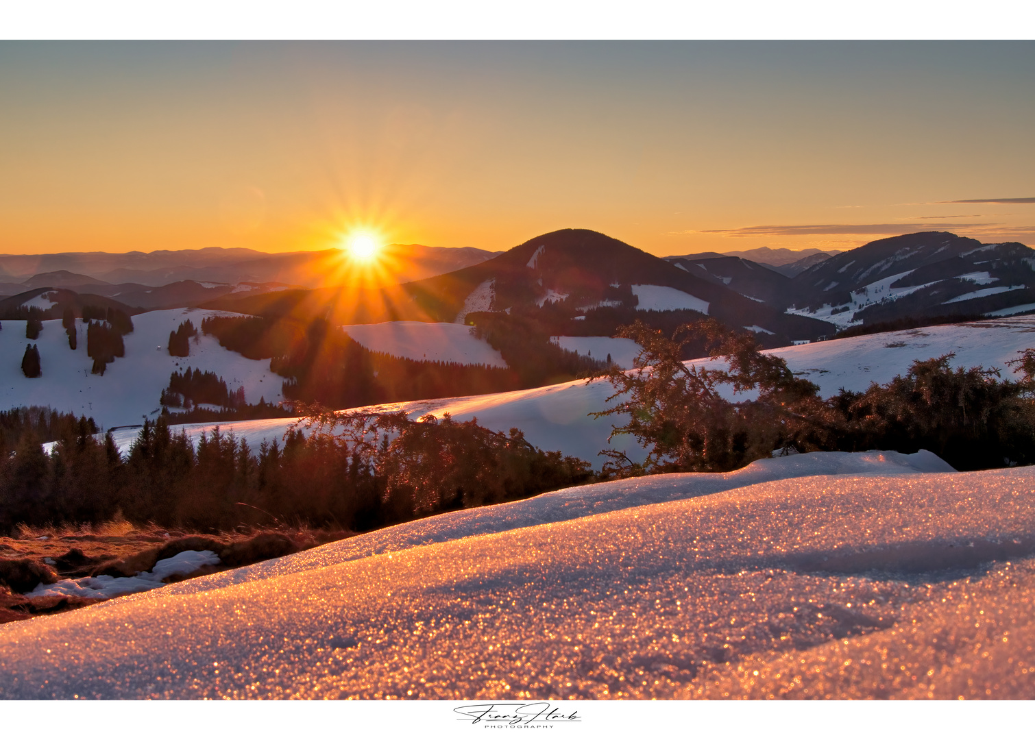 Wintersonne am Plankogel/Sommeralm