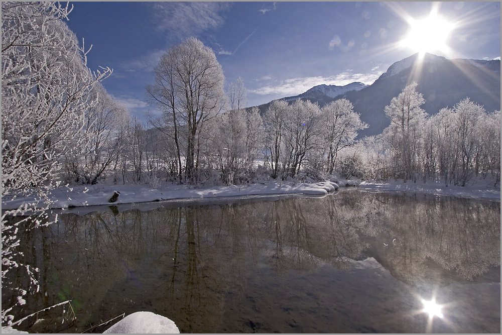 Wintersonne am See