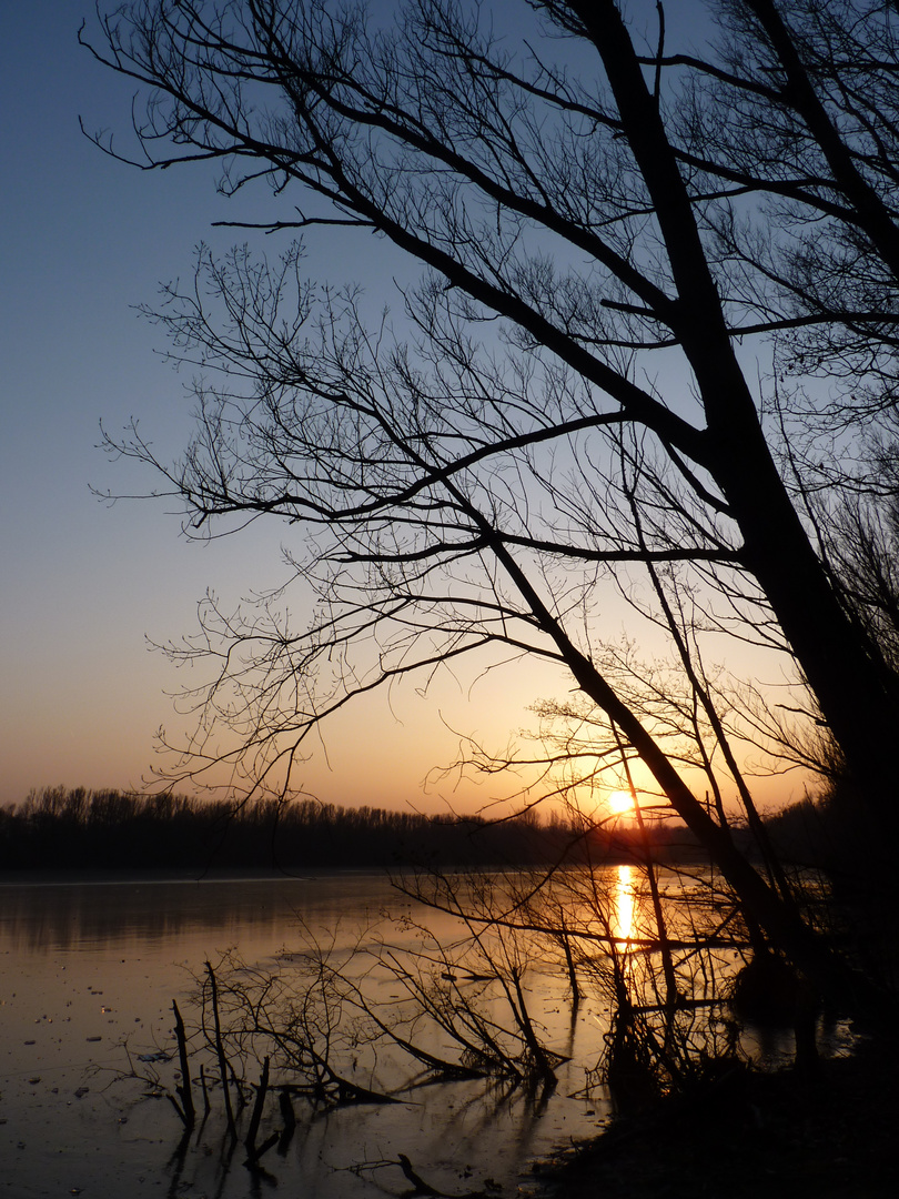 Wintersonne am See