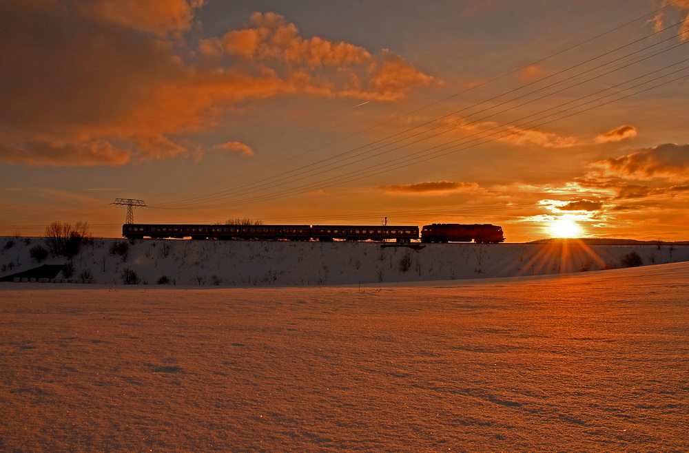 Wintersonne bei Taubach