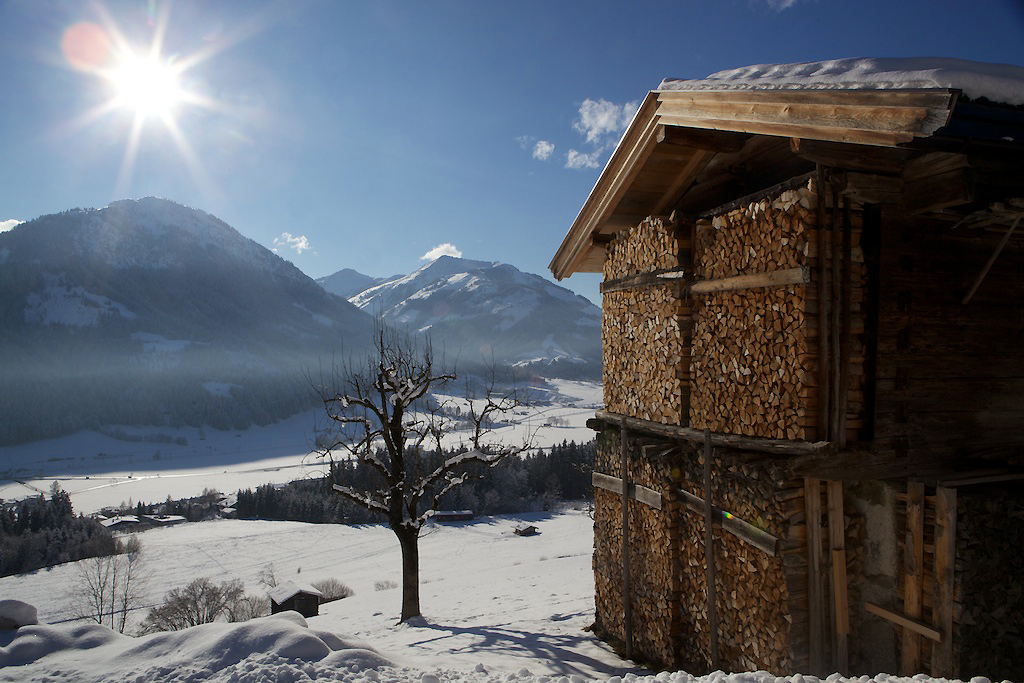 Wintersonne im Brixental