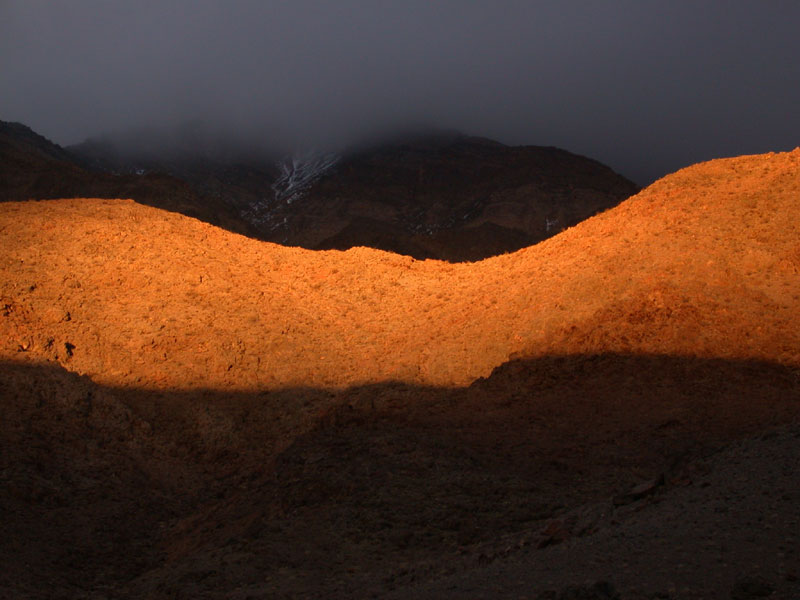 Wintersonne im Death Valley