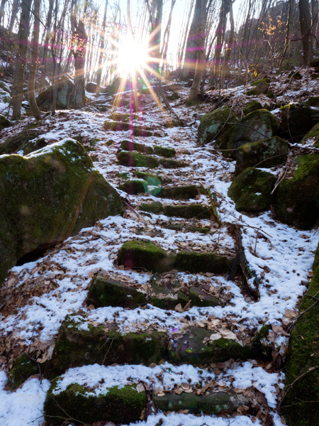 Wintersonne im Fleischhackerloch, Landstuhl