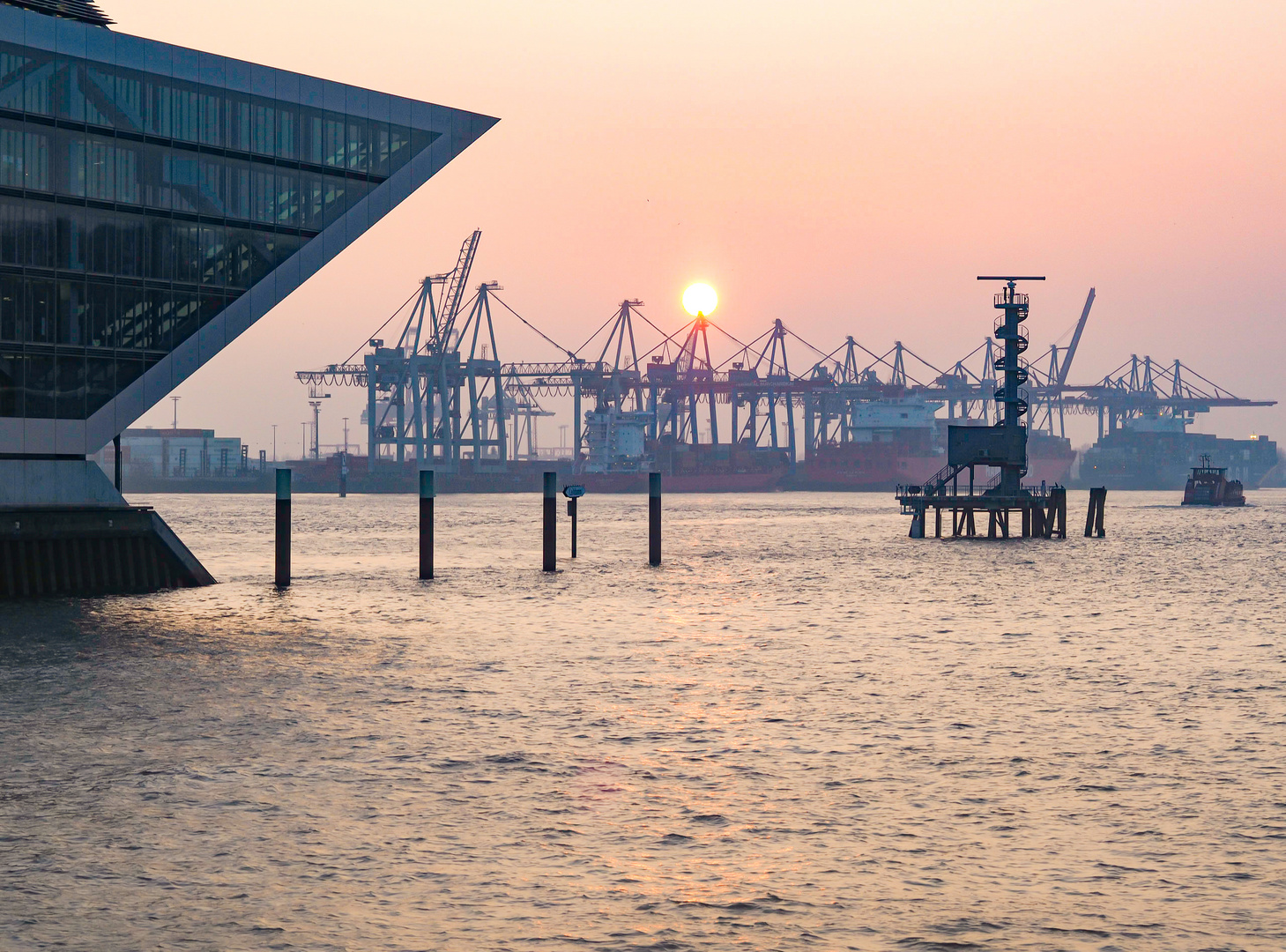 Wintersonne im Hafen