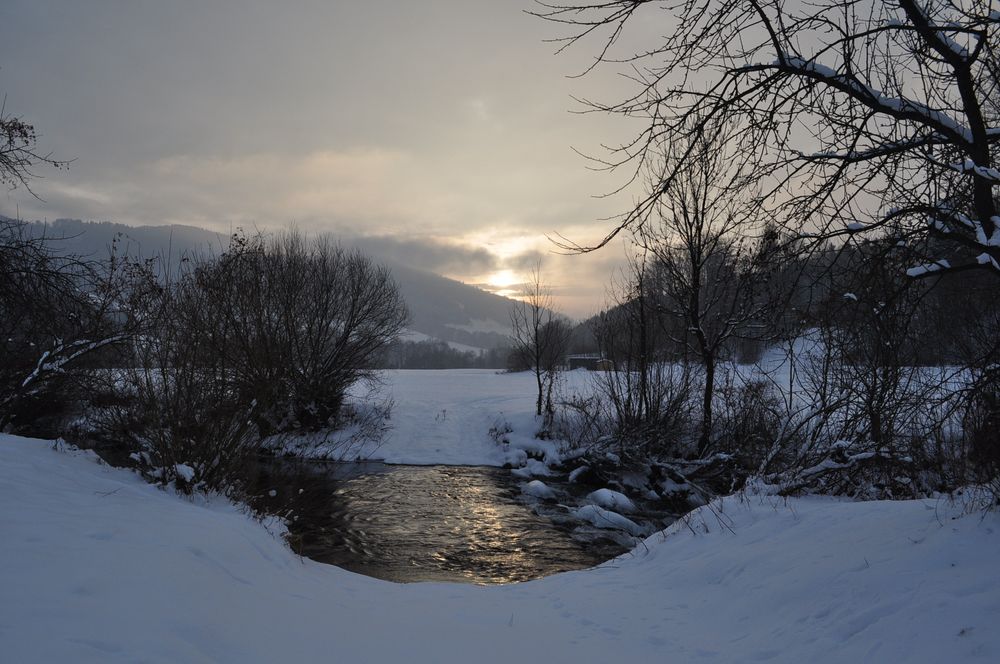 Wintersonne im Mostviertel von Stefanie Wimmer 