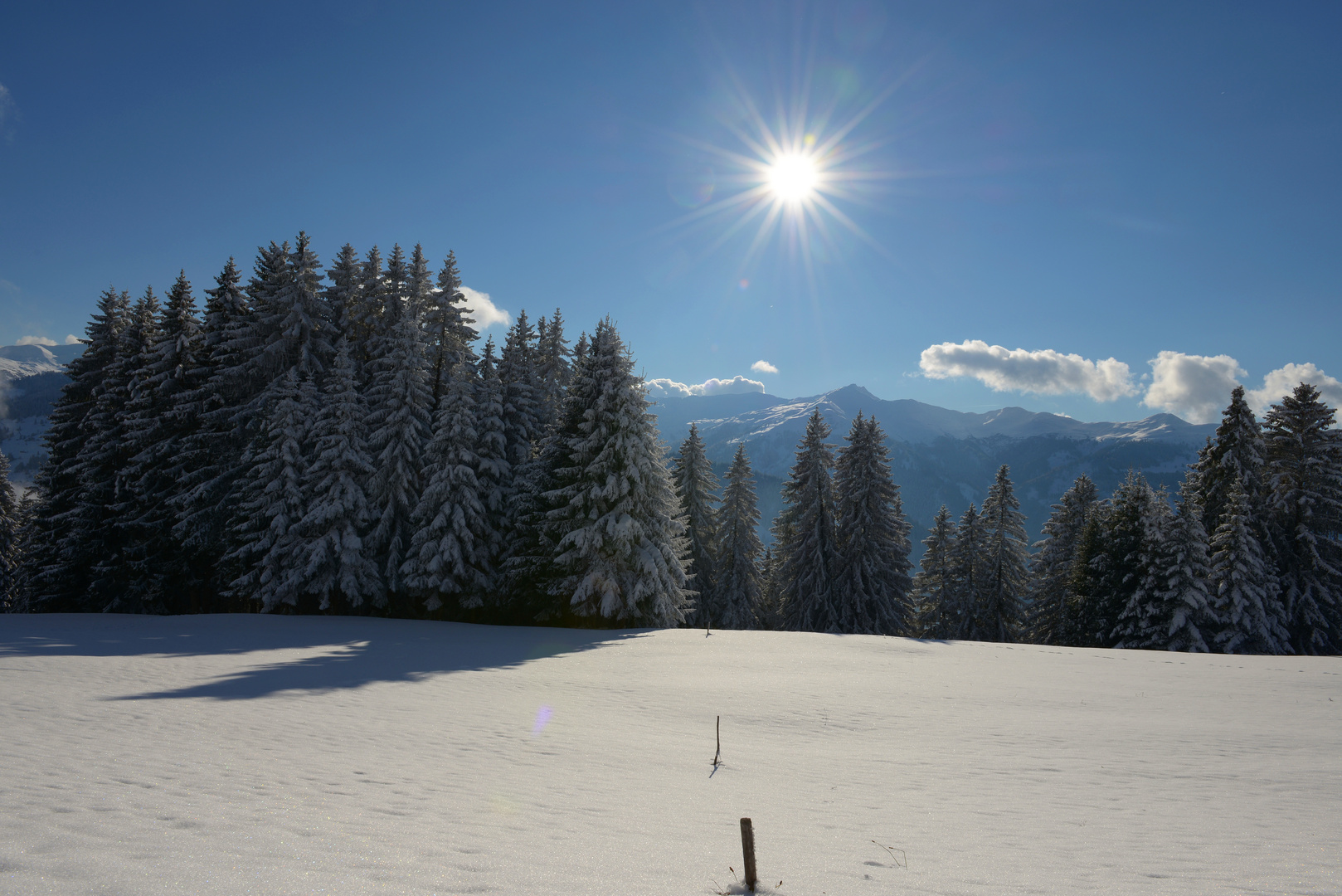 Wintersonne im Prättigau