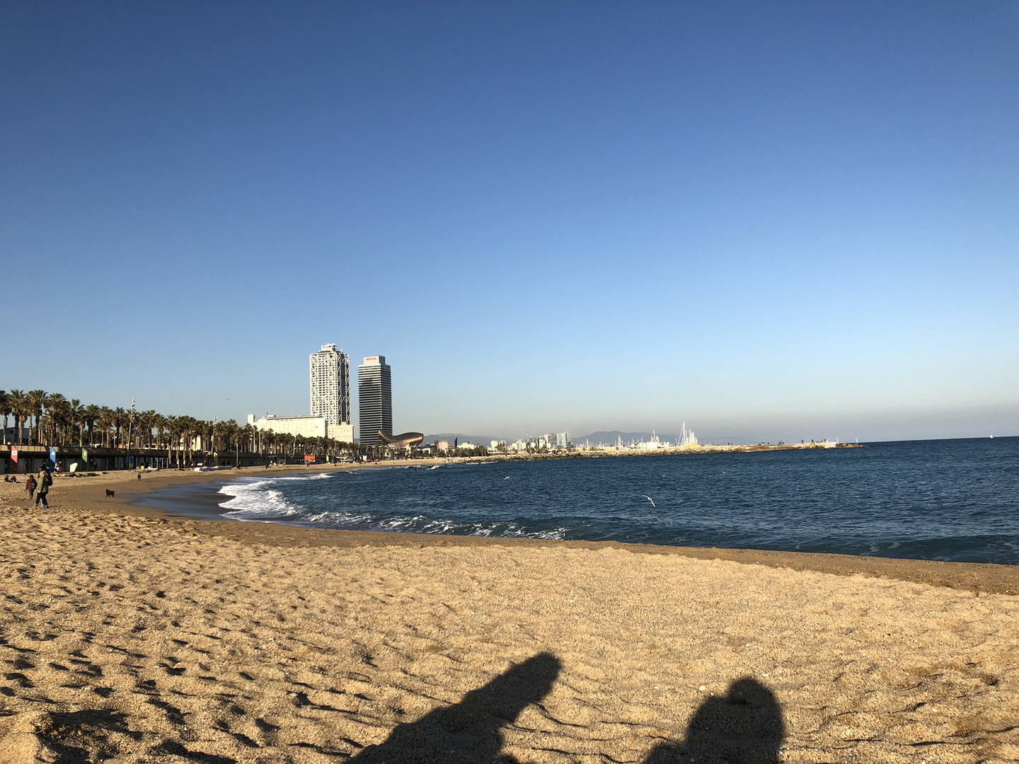 Wintersonne in Barcelona 