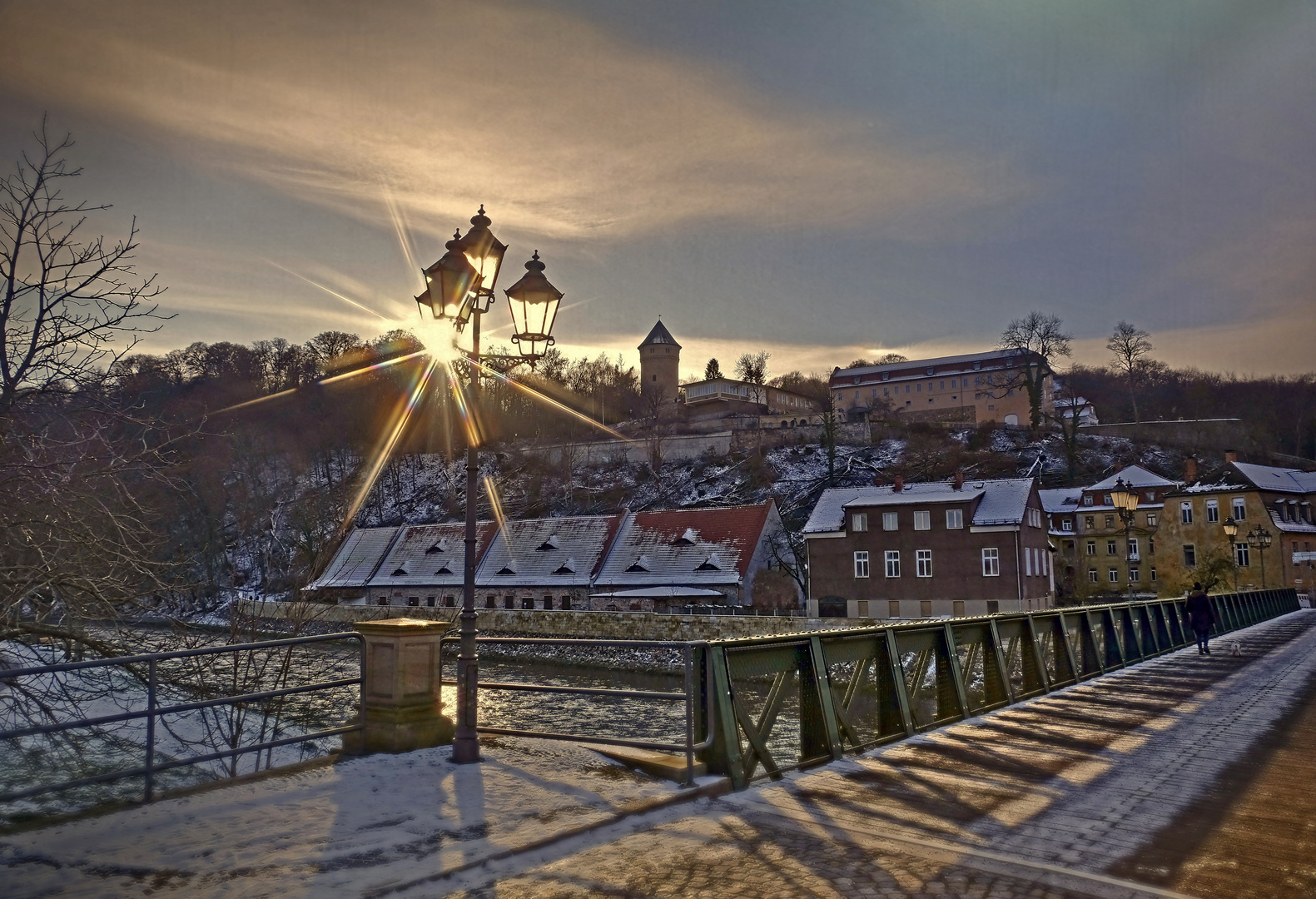 Wintersonne in der Stadt