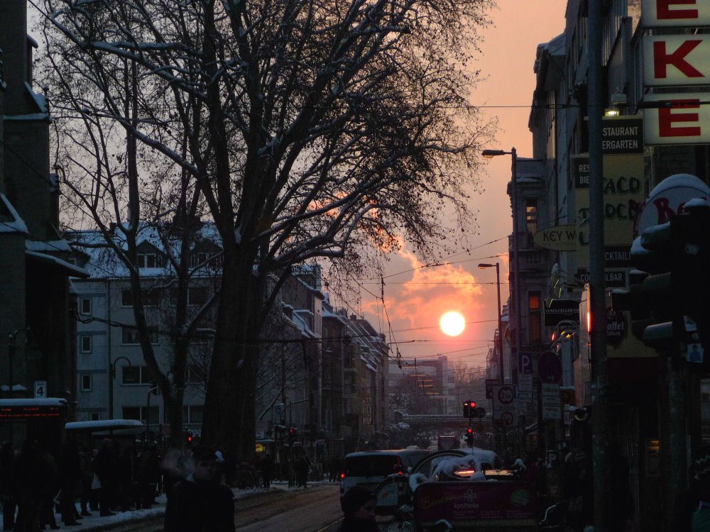 Wintersonne in Köln