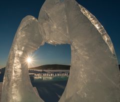 Wintersonne Lappland