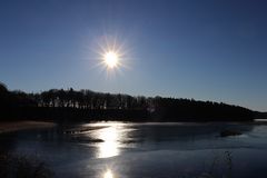 Wintersonne über dem Schmalen Luzin