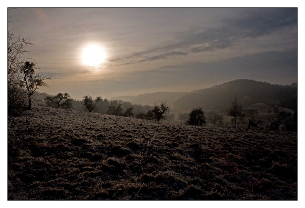 Wintersonne über der Eifel I