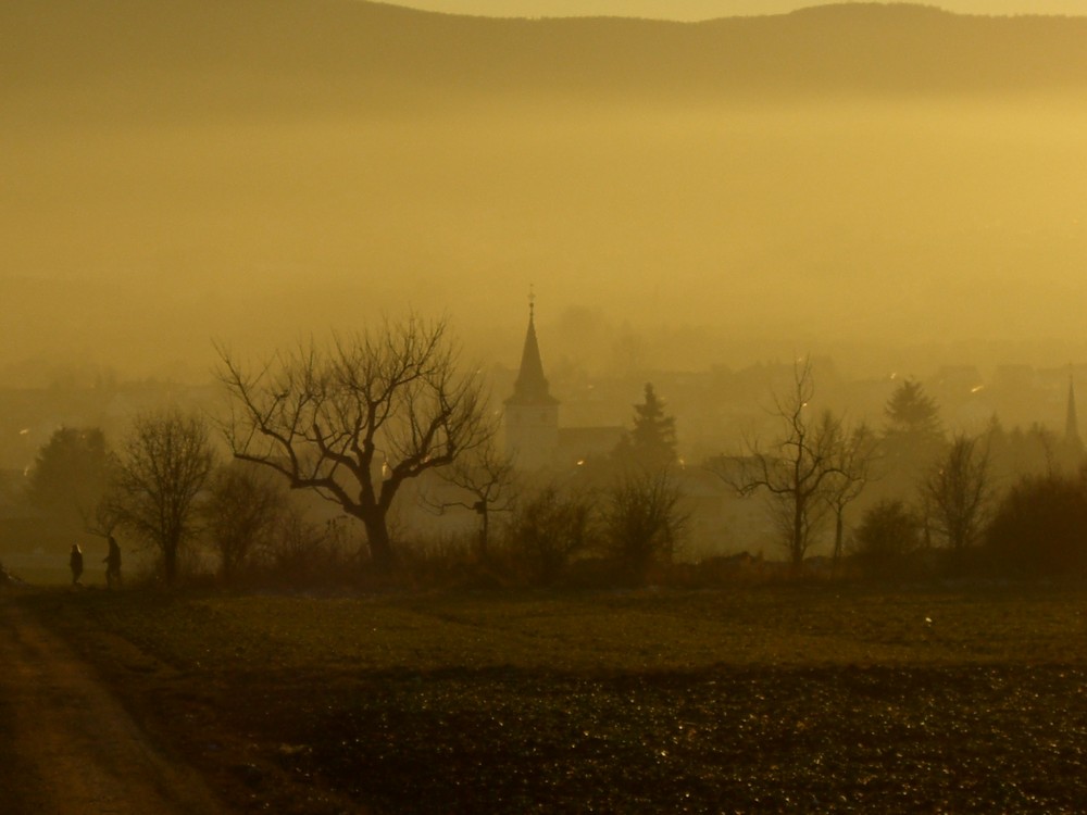 Wintersonne über Wehrheim