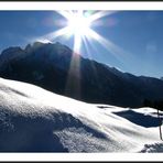 Wintersonne über´m Hochkalter