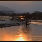 Wintersonne verzaubert Weser