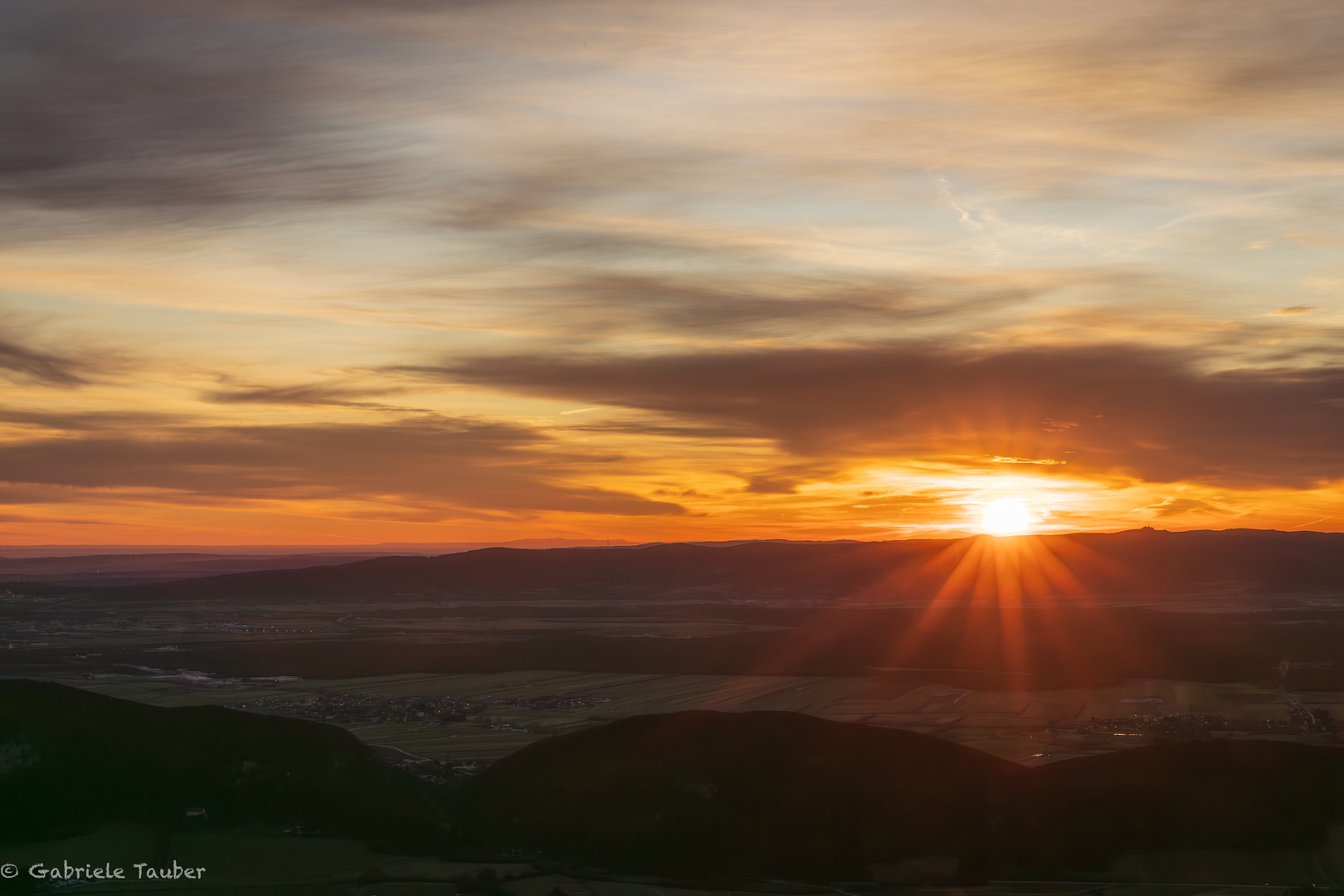 Wintersonnenaufgang