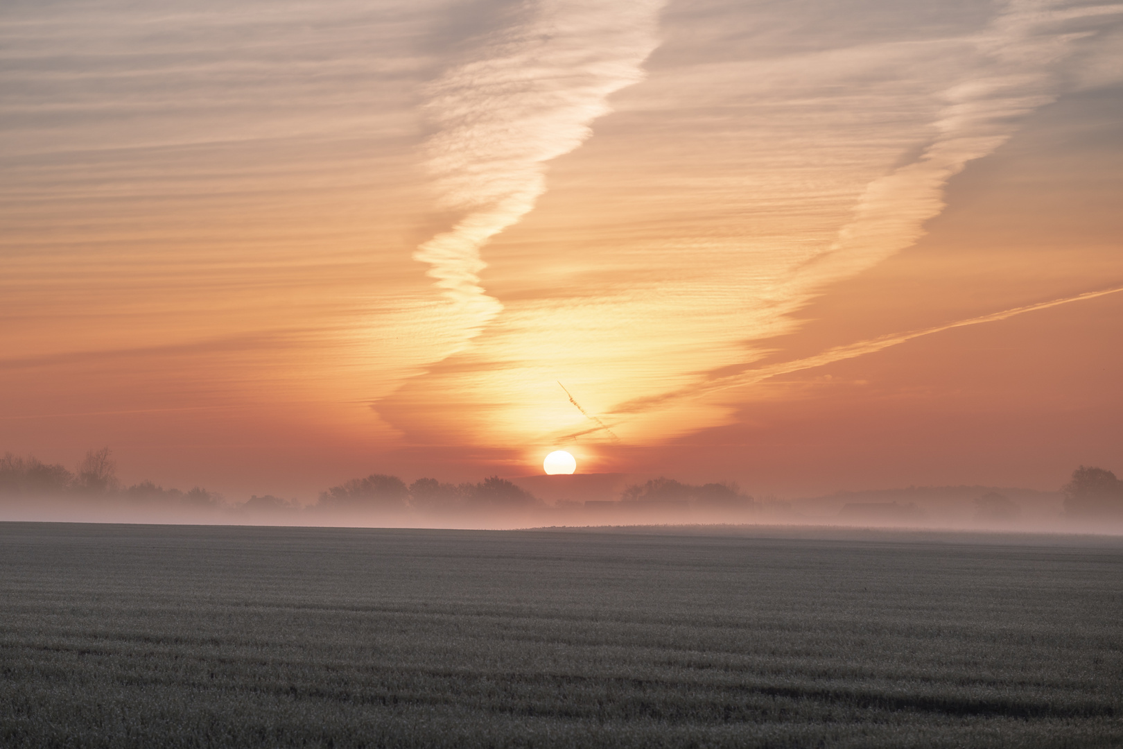 Wintersonnenaufgang