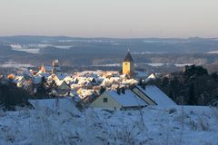 Wintersonnenaufgang über Leonberg/Opf. IV